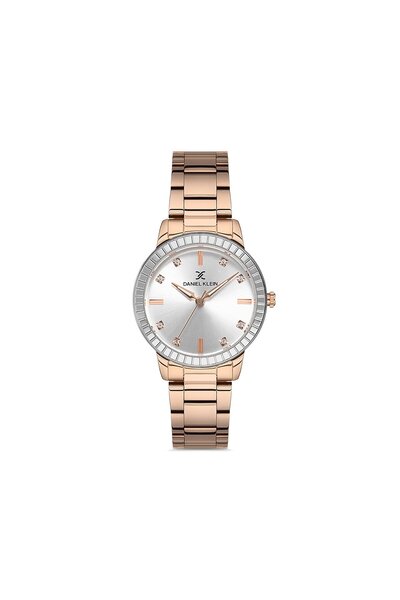 Daniel Klein Rose Color 34 mm Women's Wristwatch and Bracelet
