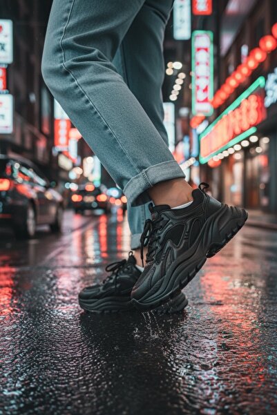 dehaine Women's causal sneakers made of eco-leather, women's sneakers, casual...