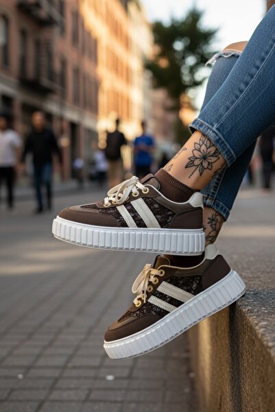 dehaine Women's causal sneakers made of eco-leather, women's sneakers, PREMIU...