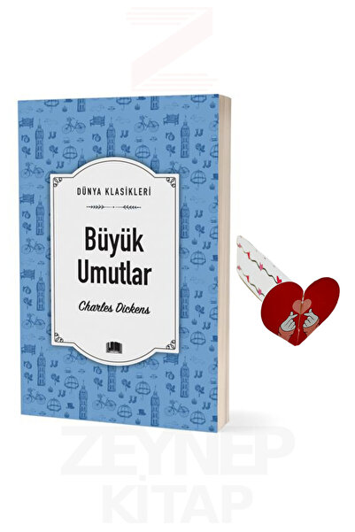 Ema Kitap Büyük Umutlar - Charles Dickens (Dünya Klasikleri) Kalp Ayraç Hediye