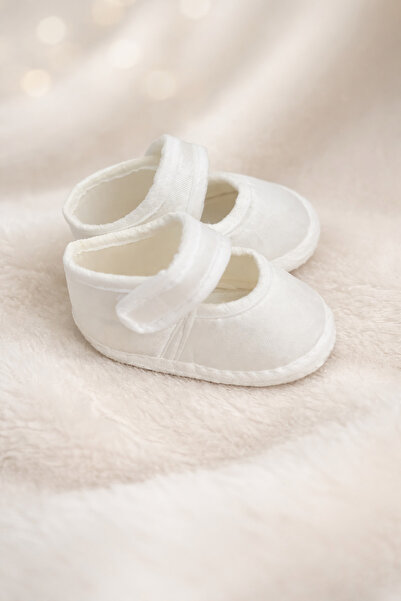 maviden Saten Yeni doğan bebek ayakkabısı 0-6 ay | 10,5 cm