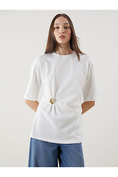 LC Waikiki Γυναικεία μπλούζα με λαιμόκοψη ποδηλάτου New Season - S5NK49Z8