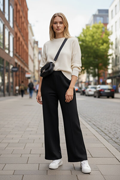 Mymood Παντελόνι με ραβδώσεις και σαρντονέλες