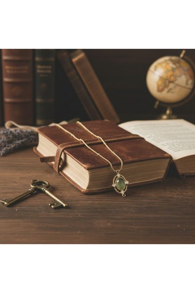 ArsEm Design Antik Yeşim Taşı Tılsımı Kolye