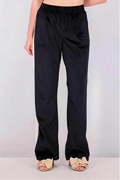 Emporio Armani Women Regular Fit Plain Pants, Black