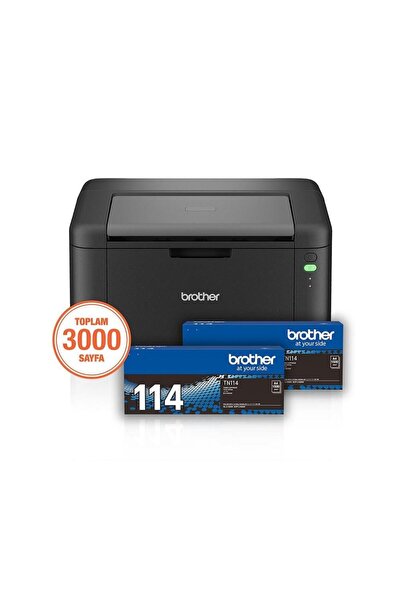 Universal طابعة BROTHER HL-L1232W-2T MONO LASER USB/WIFI A4 مع 2 حبر كامل