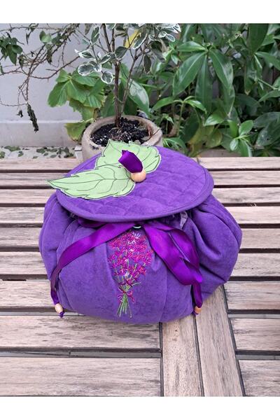 Çengelli İğne Lavender-Inspired Handmade Fermentation Jumpsuit – Purple Velve...