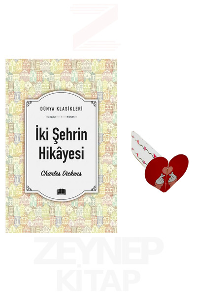 Ema Kitap İki Şehrin Hikayesi - Charles Dickens (Dünya Klasikleri) Kalp Ayraç...