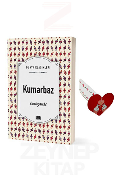 Ema Kitap Kumarbaz - Dostoyevski (Dünya Klasikleri) Kalp Ayraç Hediye