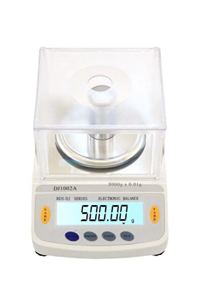 Fırsatkolik Dj602a Kefeli Hassas Terazi 3000 G Kapasiteli, 0.01 G Hassasiyetl...
