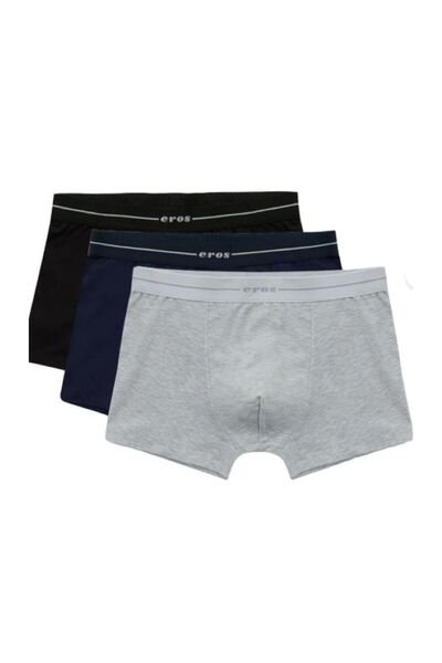 Eros Men's Cotton Colorful 3-Piece Boxers
