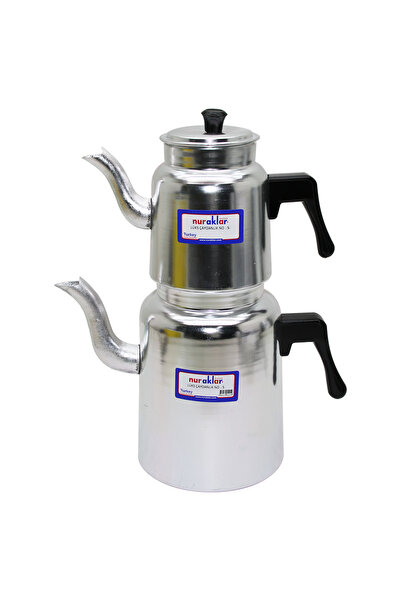 Fırsatkolik No-5 Luxury Aluminum Teapot Set (5067)