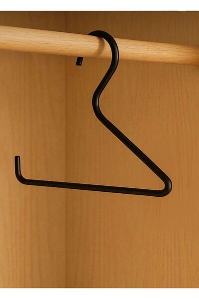 ALSİ HOME Black Organizer Hanger Closet Organizer Shawl Hanger 1 Piece