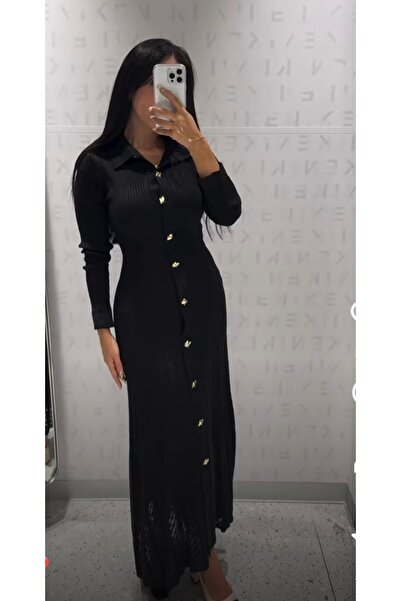 Abalı Yeni sezon kışlık üzün elbise