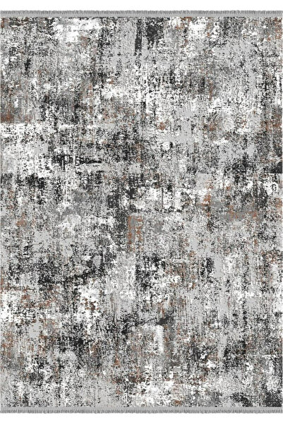 İpek Halı 17163 ROXANNE ORTA GRİ Modern Koridor Halısı