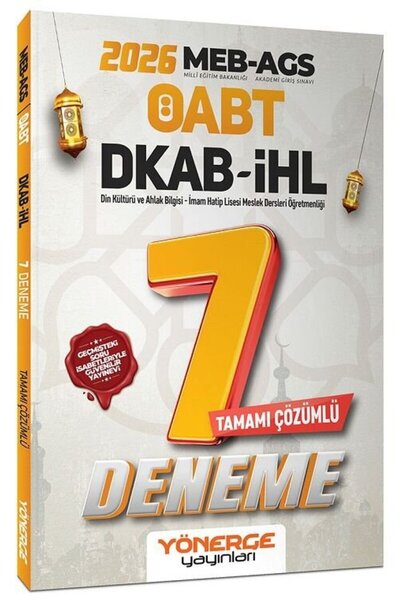 Yönerge Yayınları Yönerge 2026 ÖABT MEB-AGS DKAB Din Kültürü ve Ahlak Bilgisi...