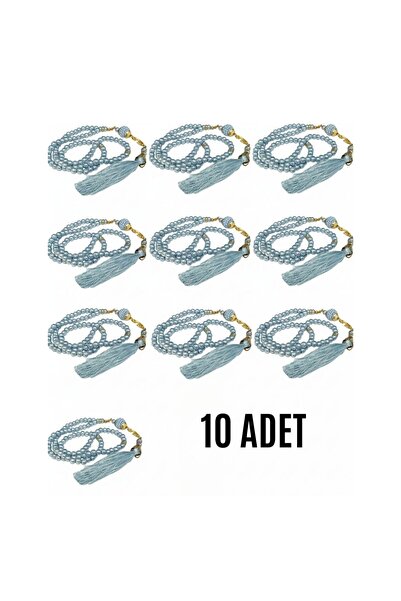 Fırsatkolik سبحة صلاة زجاجية 99 حبة مع حرف فاف واسمها مكتوب عليها، مع بطاقة ص...