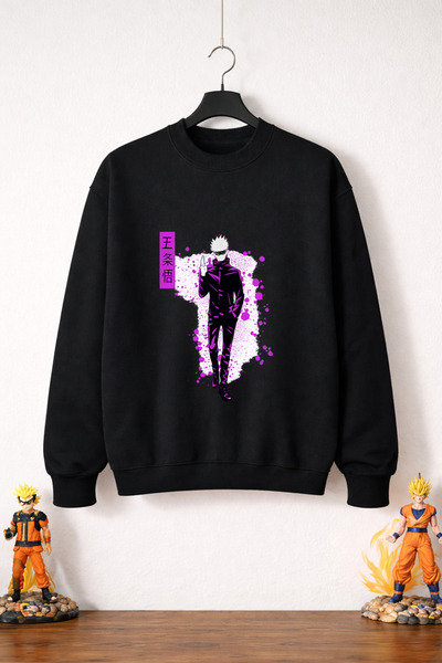 petite pati Jujutsu Kaisen Satoru 4 Sweatshirt (3 Threads 100% Cotton)