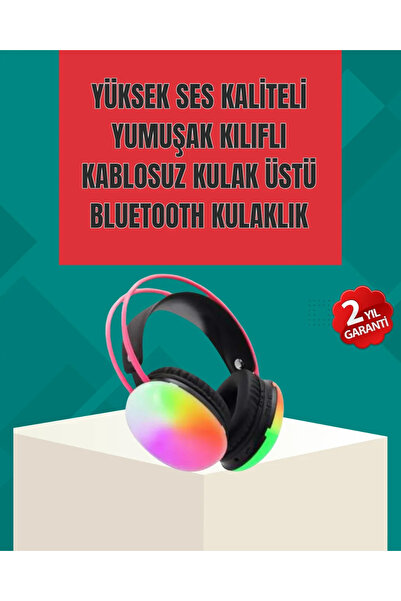 Fırsatkolik Type-c Şarjlı Rgb Işıklı Bluetooth Kulaklığı