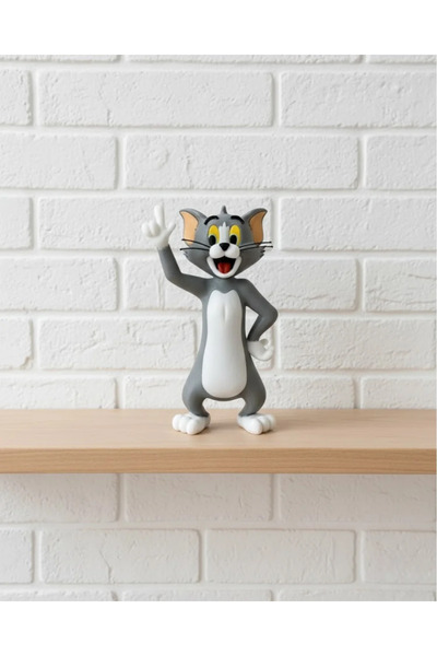 Fırsatkolik تمثال شخصية توم الكرتونية بطول 22 سم، قطعة ديكور قابلة للجمع