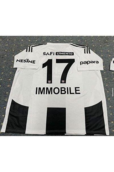 Forma .Sİ.Y.AH.. B.E.YA'Z 2024.2025 SEZON ÇUBUKLU YETİŞKİN FUTBOL FORMASI - İ...