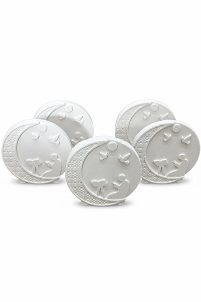 magnocandles Ramazan İslami Temalı 5 Adet Taş Boyama Ayaklı Küre Etkinlik Wor...