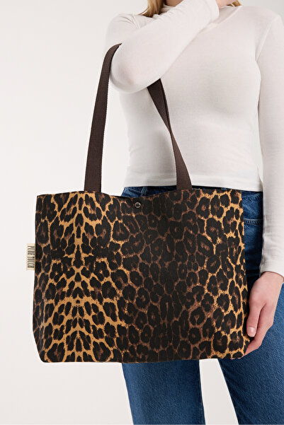 Pure Touch Women's Shoulder Bag Leopard Pattern