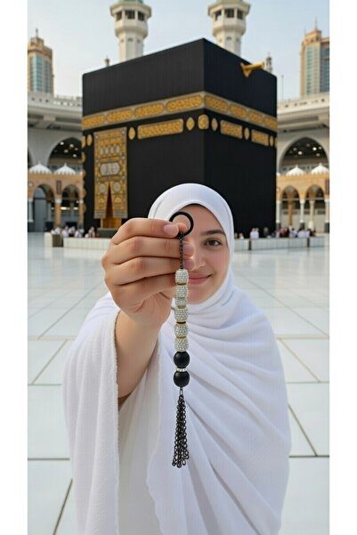 hilalay AKİK YÜZÜKLÜ TAŞLI TAVAF TESBİHİ