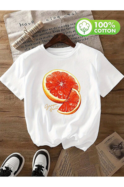 ALEYZA MODA Unisex men's/women's custom printed oversized cotton crew neck t-...