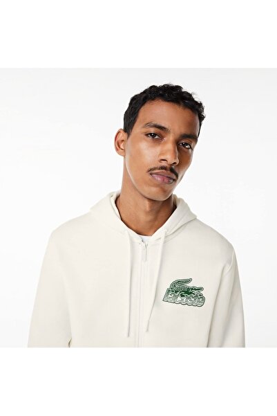 Lacoste Erkek Fermuarlı Kapüşonlu Sweatshirt