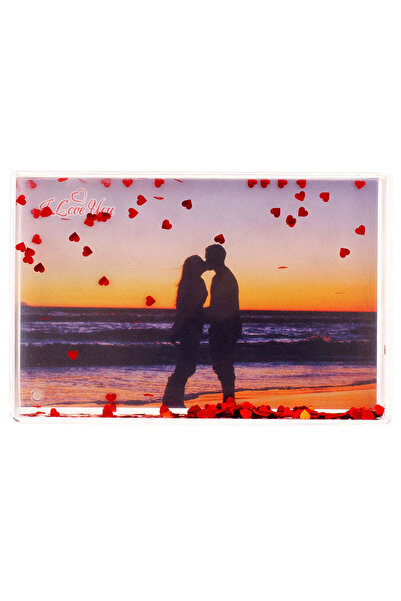 CrisPrint Rama foto live cu lichid și inimioare