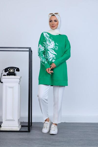 Mymood SWEATSHIRT CU IMPRIMEU CU FOIȚE DE ARGINT