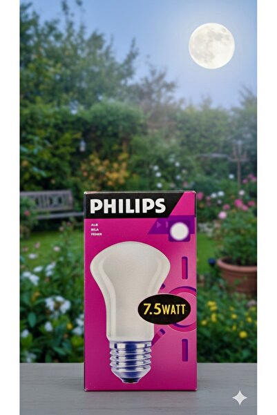 Philips 7,5 watt Silika/Soft Gece Lambası Ampül/e27 duy/68Lumen/E50/Dim Edile...