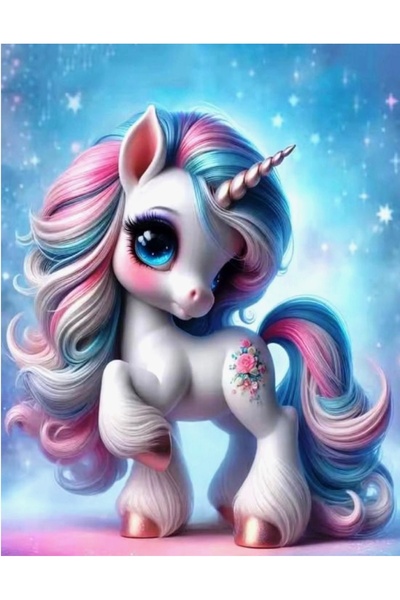 Montessori Diamond painting on wooden frame 20*30cm