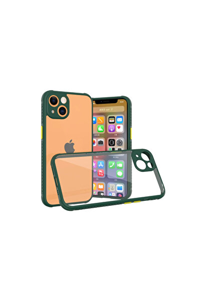 eco port iPhone 13 Mini Case Miami Transparent Silicone - Dark Green