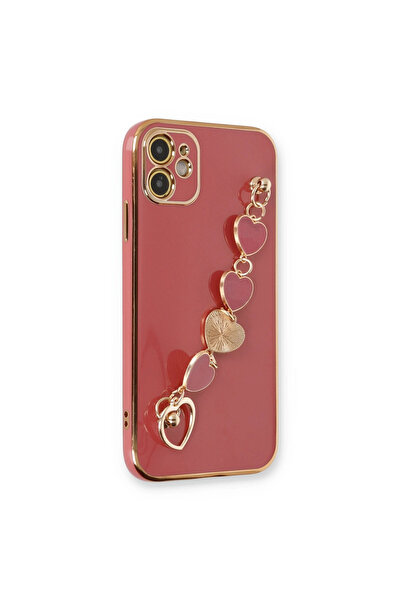 eco port Iphone 12 case esila silicone - red