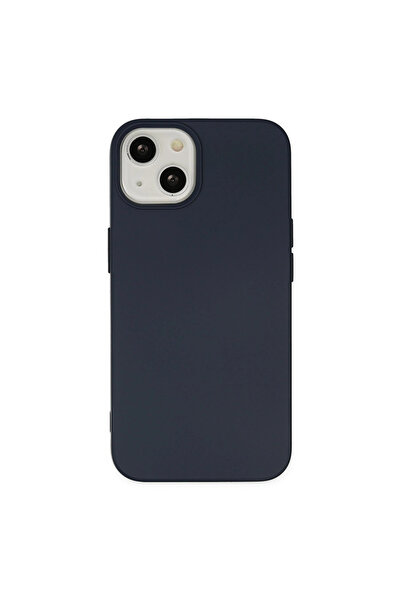 eco port iPhone 14 Case Nano Velvet Silicone - Navy Blue