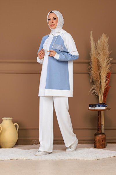 Moodbasic CEBİ TAŞLI KAPÜŞONLU TUNİK