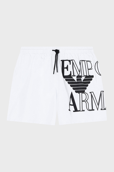 Emporio Armani Logo Printed Swimwear Short Men's Swimwear Short Em000583 Af20...