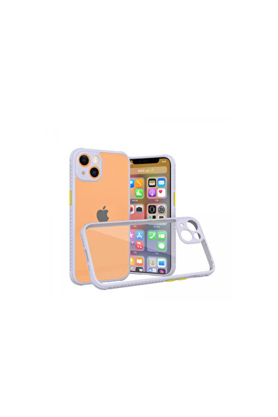 eco port Iphone 13 mini case miami transparent silicone - purple