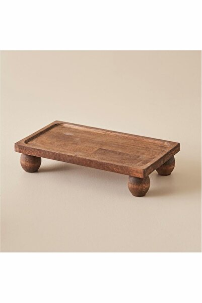 Braventa Collection Bella Maison Wooden Ahşap Dikdörtgen Sunum Standı Naturel...