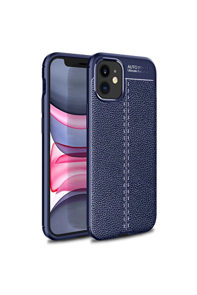 eco port iPhone 12 Mini Case Auto Focus Cover - Navy Blue