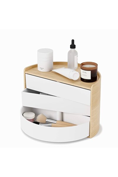 Braventa Collection Umbra Moona 3-Tier Jewelry and Accessory Organizer with R...