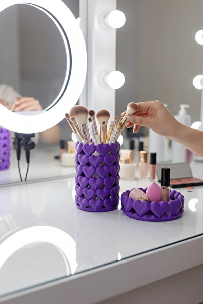 esa gaming Σετ δύο τεμαχίων οργανωτών μακιγιάζ Heart Design |   Θήκη για πινέ...