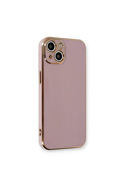 eco port Iphone 13 case volet silicone - purple
