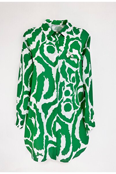 Moodbasic DESENLİ KREP GÖMLEK