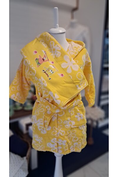 VELLON HOME طقم رداء حمام للأطفال مرخص