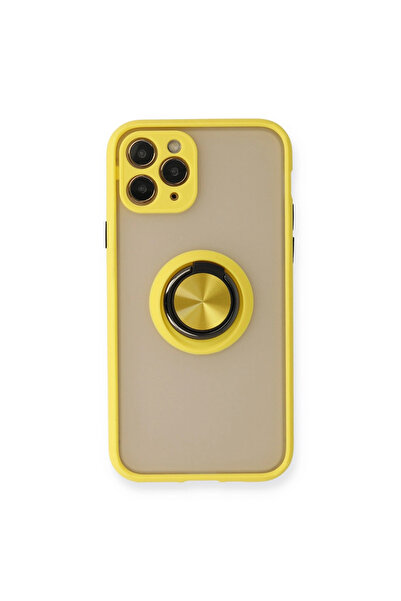 eco port Iphone 11 pro case montreal ring silicone cover - yellow