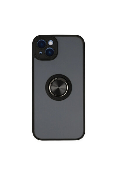 eco port Iphone 14 case montreal ring silicone cover - black