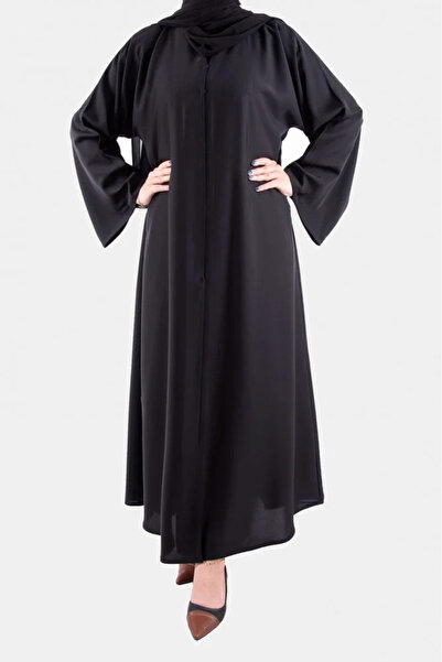 Abay-ti Women's practical abaya, flowing fabric with snap closures - free hea...
